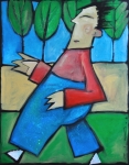 New Shoes Maiden Voyage Painting by Tim Nyberg