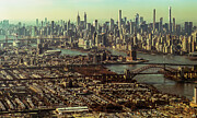 New York City Skyline Aerial View Photograph by David Oppenheimer