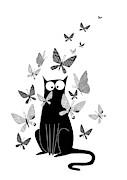 Newspaper Butterflies  Mixed Media by Andrew Hitchen