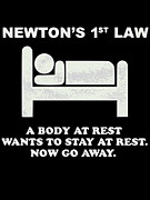 Newtons 1st Law Digital Art by Jacob Zelazny