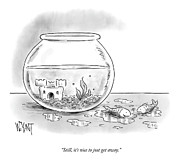 Nice To Just Get Away Drawing by Christopher Weyant