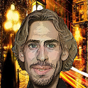 Nickelback parody portrait Digital Art by Christina Fairhead Art and Merch