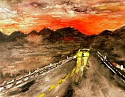 Night Drive Painting by Larry Whitler
