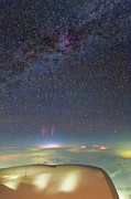 Night Flight with Reds Photograph by Ralf Rohner Night Flight with Reds Photograph by Ralf Rohner