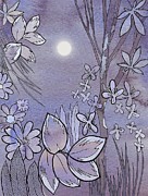Night Garden Painting by Jacob Dudley Night Garden Painting by Jacob Dudley