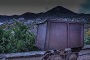 Night mining Photograph by Darrell Foster