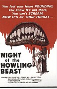 Night Of The Howling Beast Movie Poster Mixed Media by Vintage Movie Posters