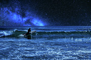Night Surfer Photograph by Laura Fasulo Night Surfer Photograph by Laura Fasulo