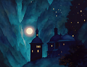 Night Windows Digital Art by Eris And AI Night Windows Digital Art by Eris And AI