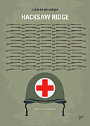 No1413 My Hacksaw Ridge minimal movie poster Digital Art by Chungkong Art
