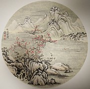 NO.20 Appearance as snow lotus Painting by Gang Zhao NO.20 Appearance as snow lotus Painting by Gang Zhao