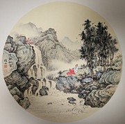 NO.24 Flowing like wisdom Painting by Gang Zhao NO.24 Flowing like wisdom Painting by Gang Zhao