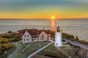 Nobska Sunrise Photograph by Veterans Aerial Media LLC Nobska Sunrise Photograph by Veterans Aerial Media LLC