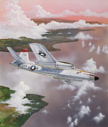 North American B-45 Tornado Painting by Steve Ferguson North American B-45 Tornado Painting by Steve Ferguson