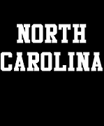 North Carolina Digital Art by Flippin Sweet Gear