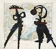 North Pole Map - William Kentridge Digital Art by Samuel HUYNH