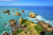 Nugget Point islets, New Zealand Photograph by Lyl Dil Creations