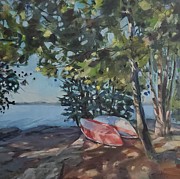Nuzzling Painting by Sheila Romard Nuzzling Painting by Sheila Romard