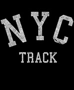 NYC Track Retro Digital Art by Flippin Sweet Gear