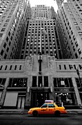 NYC Yellow Taxi and Towering Skyscraper Photograph by Travel Essayist NYC Yellow Taxi and Towering Skyscraper Photograph by Travel Essayist