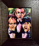 Nyuk Nyuk Nyuk Painting by Les Leffingwell