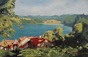O Banho Mugardos Galicia Spain Oil on Canvas Panel Painting by Sapiens Verbum O Banho Mugardos Galicia Spain Oil on Canvas Panel Painting by Sapiens Verbum