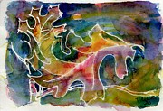 Oak Leaves Painting by Tammy Nara