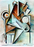 Oblique / Quaternate Painting by Martel Chapman