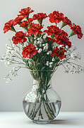 Oblong Vase Digital Art by Mia Thompson