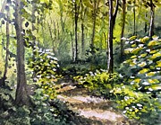 Ocala National Forest Trail Painting by Larry Whitler Ocala National Forest Trail Painting by Larry Whitler