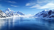 Ocean and Ice Digital Art by Sven Andersen