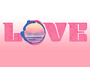 Ocean Love Digital Art by Ana V Ramirez