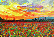 October Stroll Painting by Chiara Magni