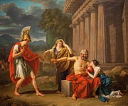 Oedipus at Colonus Painting by MotionAge Designs