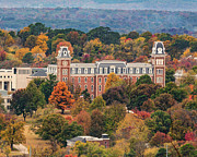 Old Main Autumn Landscape - Fayetteville Arkansas Photograph by Gregory Ballos