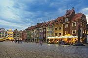 Old Market Square during sunset in Poznan Poland Photograph by Pawel.gaul