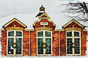 Old school at Christmas time, Ontario Photograph by Tatiana Travelways