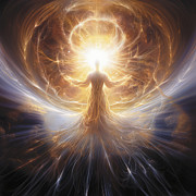 Omnipotent God Art Painting by Lourry Legarde