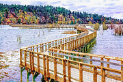 On The Boardwalk Digital Art by Macro Abundance Art On The Boardwalk Digital Art by Macro Abundance Art