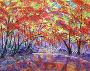 On The River Painting by Mark Ross On The River Painting by Mark Ross