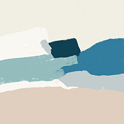 On The Rocks- Art by Linda Woods Mixed Media by Linda Woods