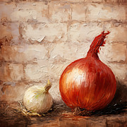Onion and Garlic Art Digital Art by Lourry Legarde Onion and Garlic Art Digital Art by Lourry Legarde