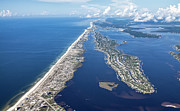 Ono Island East to West Photograph by Gulf Coast Aerials -