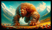Orange Ogre Digital Art by Shawn Dall