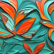 Organic Fall art and home decor  Digital Art by Bonnie Bruno