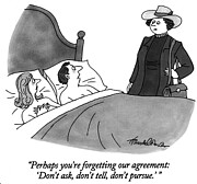 Our Agreement Drawing by JB Handelsman