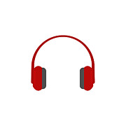 Over Ear Headphones Vector Digital Art by THP Creative