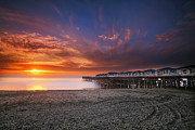 Pacific Beach Crystal Pier Photograph by Larry Marshall Pacific Beach Crystal Pier Photograph by Larry Marshall
