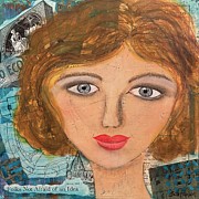 Page from Another Time Mixed Media by Beth Hanson