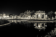 Pagoda Circle at Night Photograph by Randall Allen